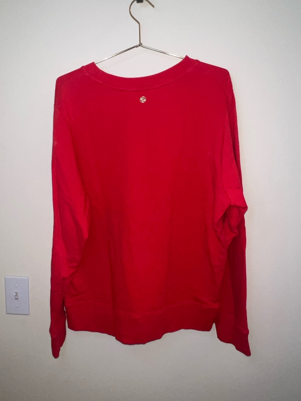 Lilly Pulitzer Cheers Pearl Beaded Crewneck Sweatshirt Red Size Medium - Picture 2 of 12